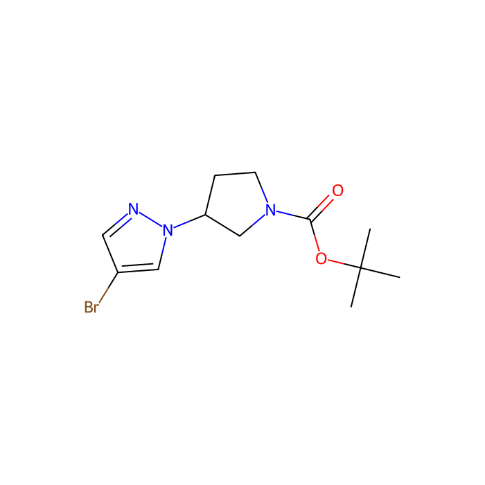 tert-butyl 3-(4-bromo-1H-pyrazol-1-yl)pyrrolidine-1-carboxylate - ≥97%  by Aladdin Scientific