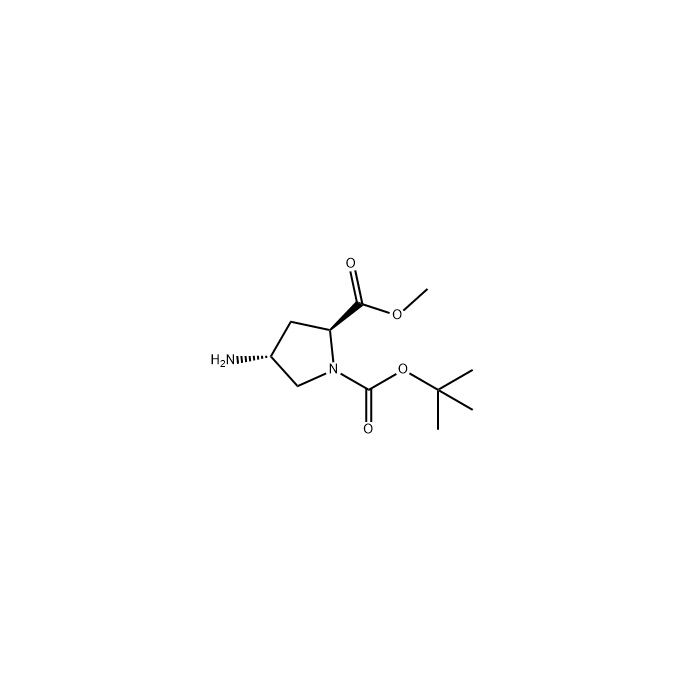 (2S,4R)-1-tert-Butyl 2-methyl 4-aminopyrrolidine-1,2-dicarboxylate - ≥95% CAS No(121148-00-3) by Aladdin Scientific
