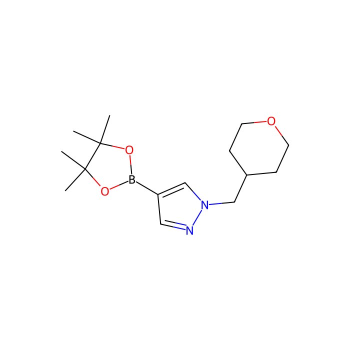 1-((tetrahydro-2H-pyran-4-yl)methyl)-4-(4,4,5,5-tetramethyl-1,3,2-dioxaborolan-2-yl)-1H-pyrazole - ≥97% CAS No(1220635-60-8) by Aladdin Scientific