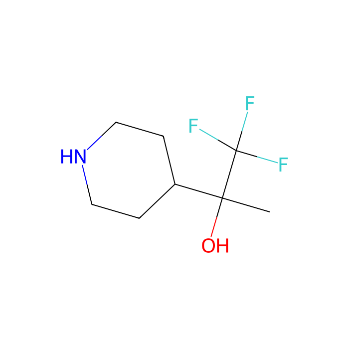 1,1,1-trifluoro-2-(piperidin-4-yl)propan-2-ol - ≥97% CAS No(1227068-37-2) by Aladdin Scientific