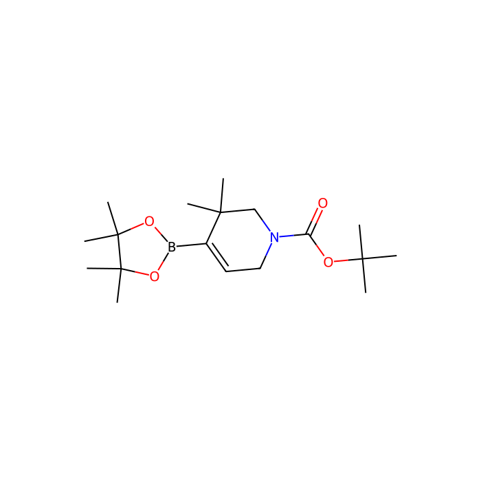 tert-butyl 3,3-dimethyl-4-(tetramethyl-1,3,2-dioxaborolan-2-yl)-1,2,3,6-tetrahydropyridine-1-carboxylate - ≥97%  by Aladdin Scientific
