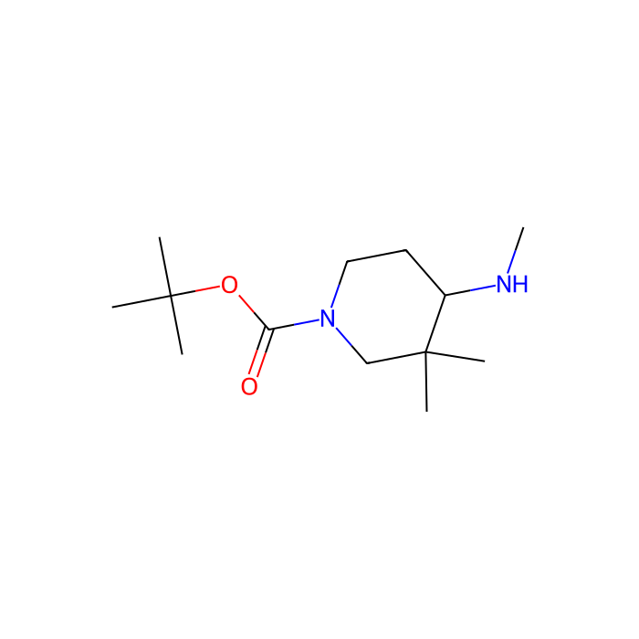 tert-butyl 3,3-dimethyl-4-(methylamino)piperidine-1-carboxylate - ≥97%  by Aladdin Scientific