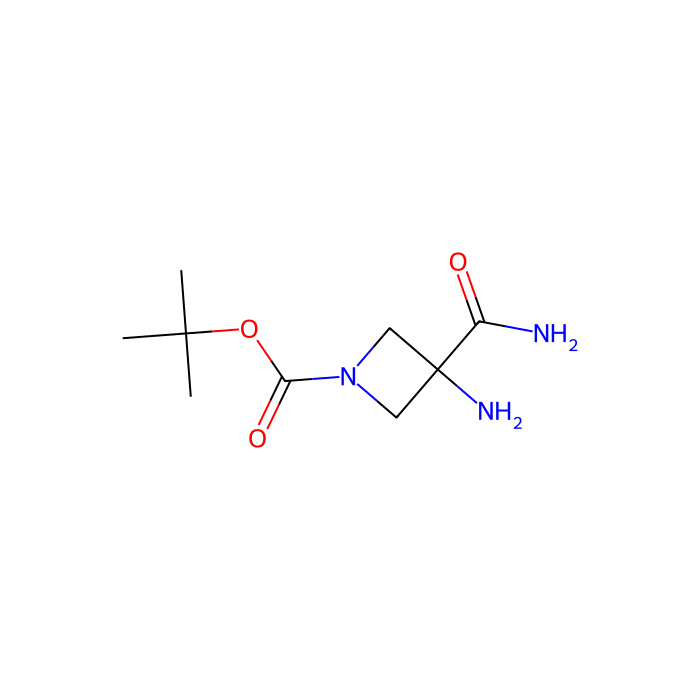 tert-butyl 3-amino-3-carbamoylazetidine-1-carboxylate - ≥97%  by Aladdin Scientific