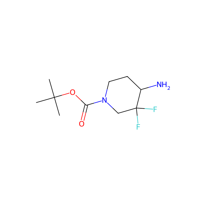 tert-butyl 4-amino-3,3-difluoropiperidine-1-carboxylate - ≥97% CAS No(1255666-48-8) by Aladdin Scientific