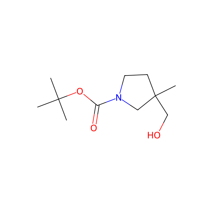 tert-butyl 3-(hydroxymethyl)-3-methylpyrrolidine-1-carboxylate - ≥97%  by Aladdin Scientific