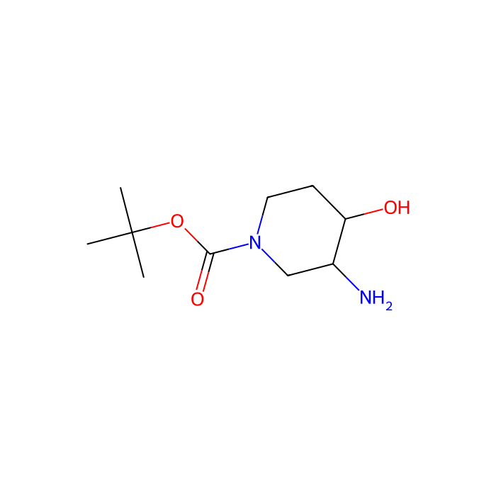 trans-3-amino-1-boc-4-hydroxypiperidine - ≥97%  by Aladdin Scientific