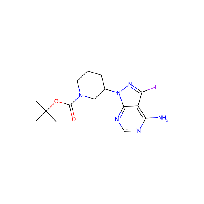 tert-butyl (3R)-3-{4-amino-3-iodo-1H-pyrazolo[3,4-d]pyrimidin-1-yl}piperidine-1-carboxylate - ≥97% CAS No(1276110-38-3) by Aladdin Scientific