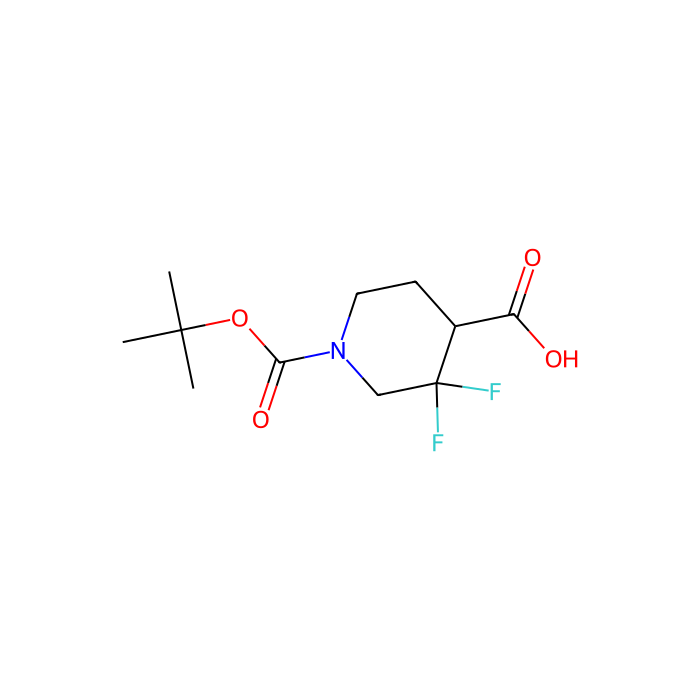 1-[(tert-butoxy)carbonyl]-3,3-difluoropiperidine-4-carboxylic acid - ≥97% CAS No(1303972-81-7) by Aladdin Scientific