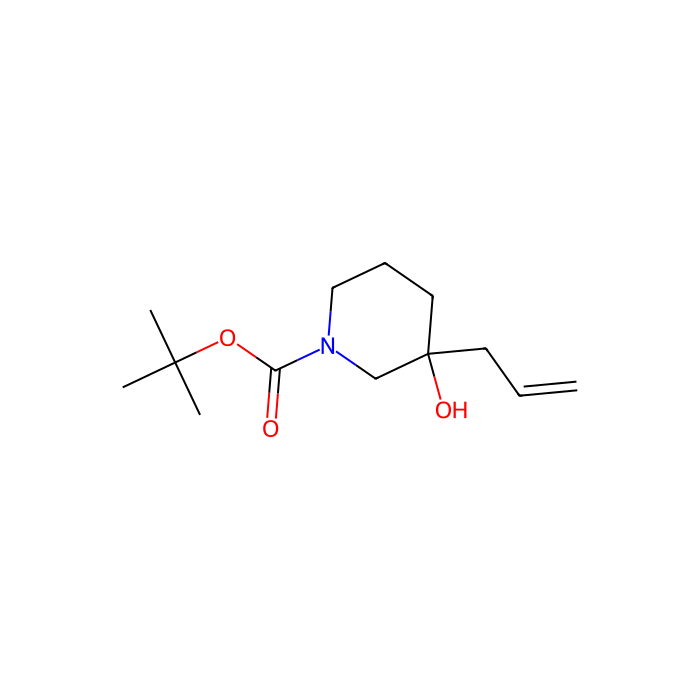 tert-butyl 3-hydroxy-3-(prop-2-en-1-yl)piperidine-1-carboxylate - ≥97%  by Aladdin Scientific