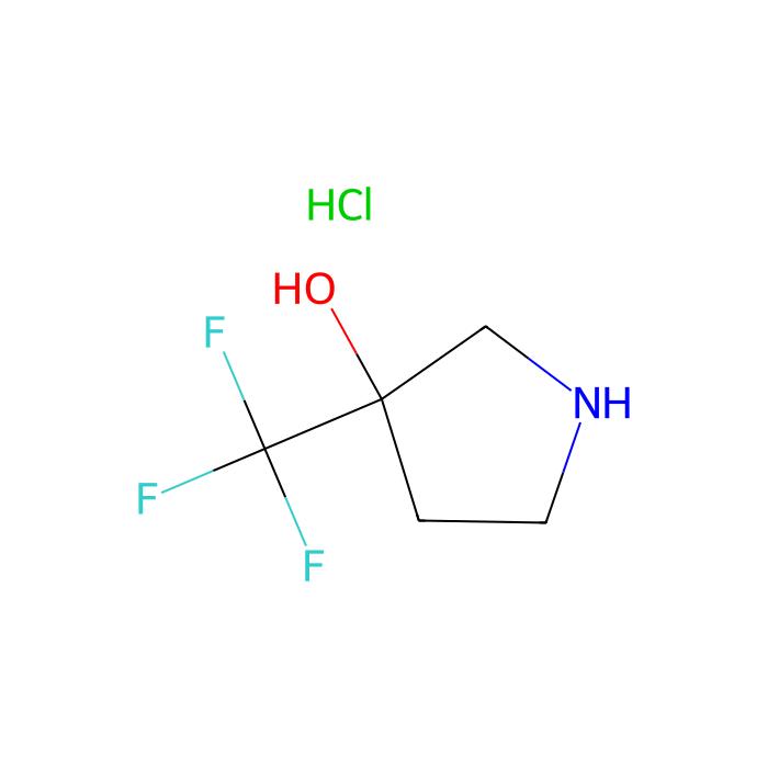 3-(trifluoromethyl)pyrrolidin-3-ol hydrochloride - ≥97% CAS No(1334147-81-7) by Aladdin Scientific