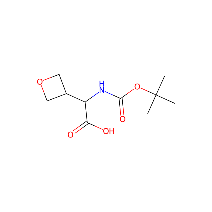 2-{[(tert-butoxy)carbonyl]amino}-2-(oxetan-3-yl)acetic acid - ≥97% CAS No(1408074-43-0) by Aladdin Scientific