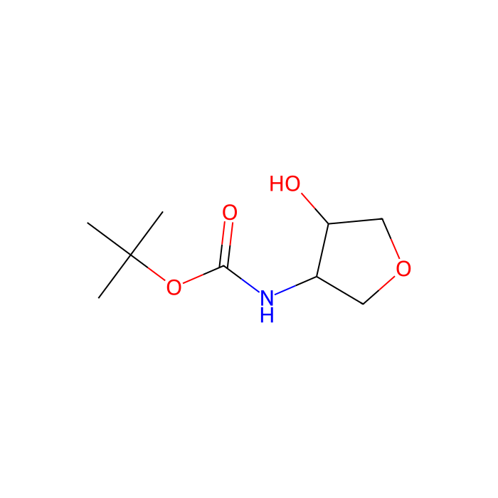 tert-butyl N-[trans-4-hydroxyoxolan-3-yl]carbamate - ≥97% CAS No(1430230-65-1) by Aladdin Scientific