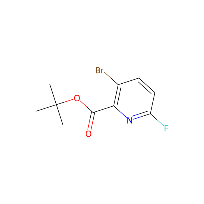 tert-butyl 3-bromo-6-fluoropyridine-2-carboxylate - ≥97%  by Aladdin Scientific