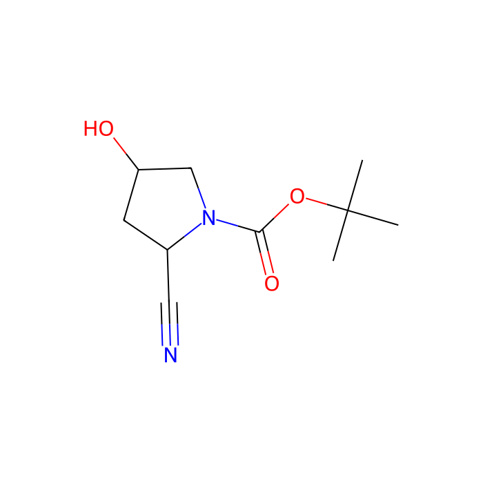 tert‐butyl (2r,4s)‐2‐cyano‐4‐hydroxypyrrolidine‐1‐carboxylate - ≥97%  by Aladdin Scientific