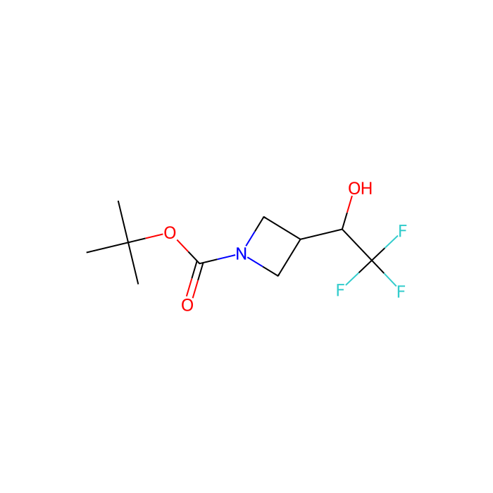 tert-butyl 3-(2,2,2-trifluoro-1-hydroxyethyl)azetidine-1-carboxylate - ≥97%  by Aladdin Scientific