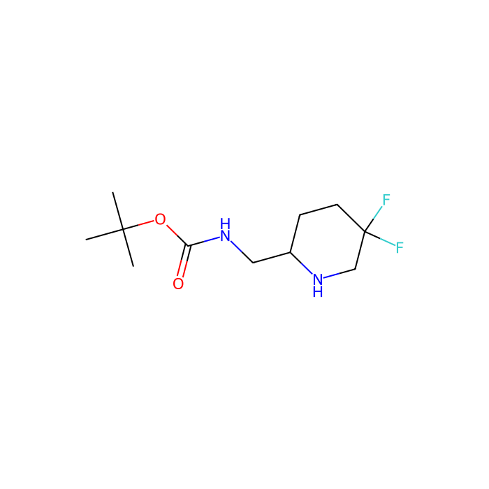 tert-butyl N-{[(2R)-5,5-difluoropiperidin-2-yl]methyl}carbamate - ≥97%  by Aladdin Scientific