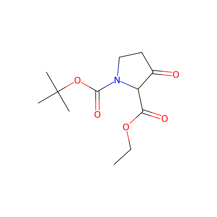 1‐tert‐butyl 2‐ethyl 3‐oxopyrrolidine‐1,2‐ dicarboxylate - ≥97% CAS No(170123-25-8) by Aladdin Scientific