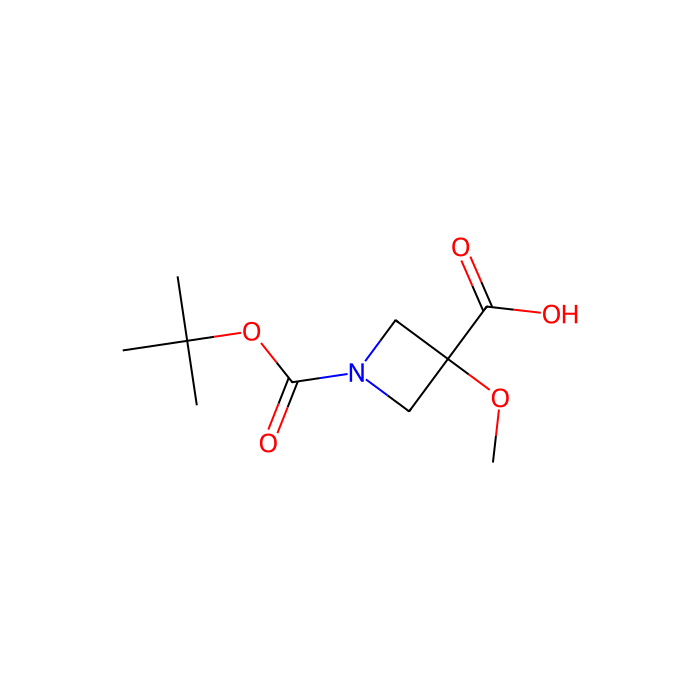 1-[(tert-butoxy)carbonyl]-3-methoxyazetidine-3-carboxylic acid - ≥97% CAS No(1780970-70-8) by Aladdin Scientific