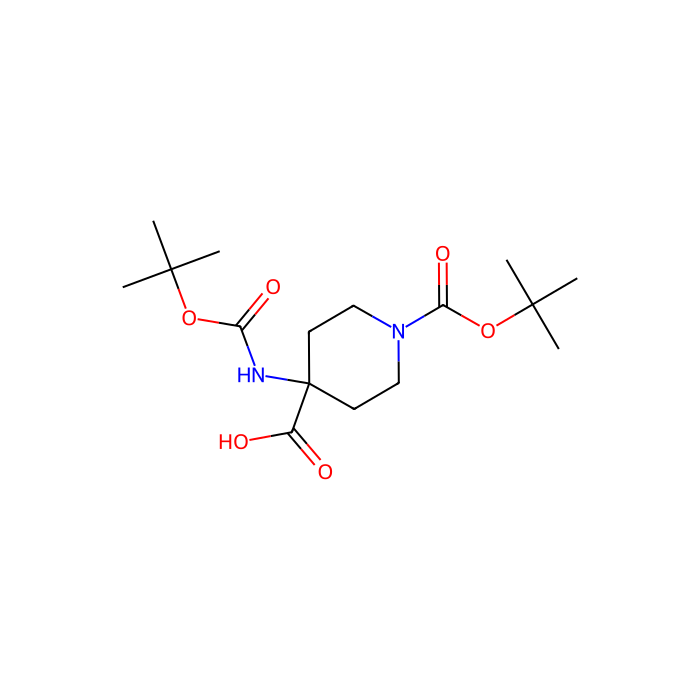 N-BOC-AMino-(4-N-BOC-piperidinyl)carboxylic acid - ≥97% CAS No(189321-65-1) by Aladdin Scientific