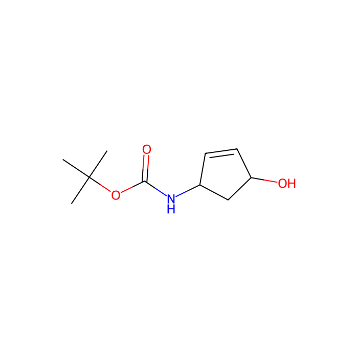tert-butyl N-[(1R,4S)-4-hydroxycyclopent-2-en-1-yl]carbamate - ≥97%  by Aladdin Scientific