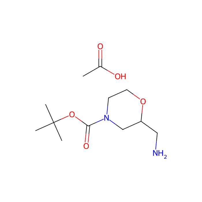 tert-butyl (2R)-2-(aminomethyl)morpholine-4-carboxylate acetate - ≥97%  by Aladdin Scientific