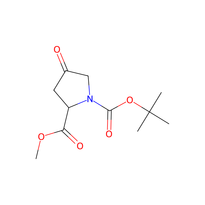 1-tert-butyl 2-methyl (2R)-4-oxopyrrolidine-1,2-dicarboxylate - ≥97% CAS No(256487-77-1) by Aladdin Scientific