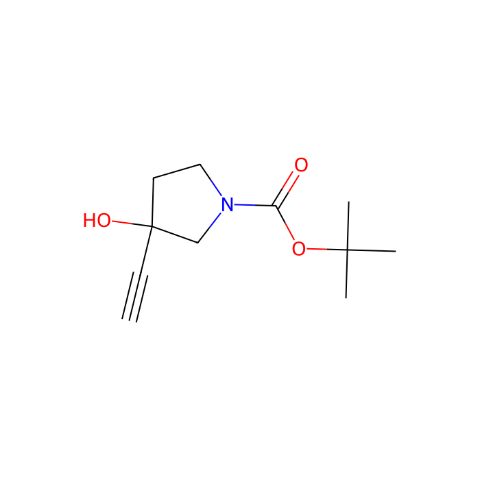 tert-butyl 3-ethynyl-3-hydroxypyrrolidine-1-carboxylate - ≥97%  by Aladdin Scientific