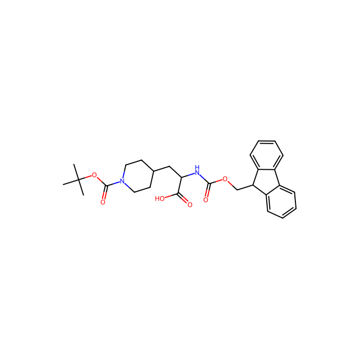 3-{1-[(tert-butoxy)carbonyl]piperidin-4-yl}-2-({[(9H-fluoren-9-yl)methoxy]carbonyl}amino)propanoic acid - ≥97% CAS No(313052-02-7) by Aladdin Scientific