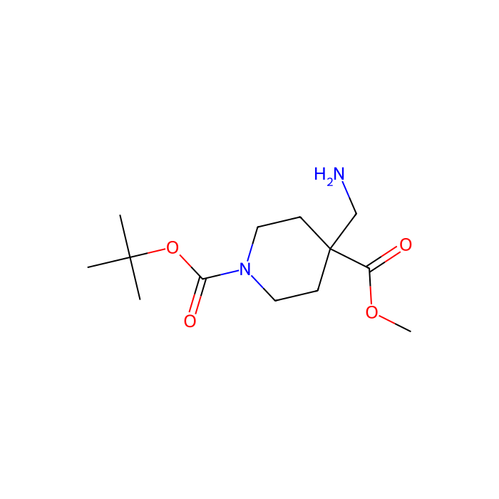 1-tert-butyl 4-methyl 4-(aminomethyl)piperidine-1,4-dicarboxylate - ≥97% CAS No(362703-35-3) by Aladdin Scientific