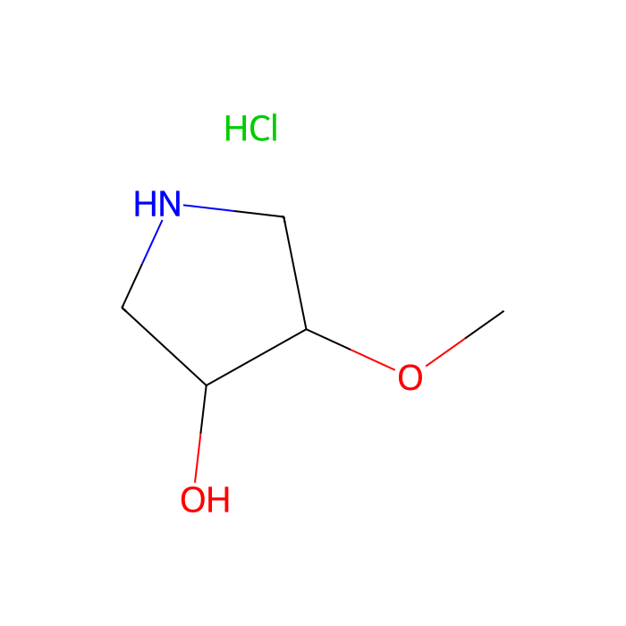 trans-4-methoxy-3-pyrrolidinol hydrochloride - ≥97%  by Aladdin Scientific