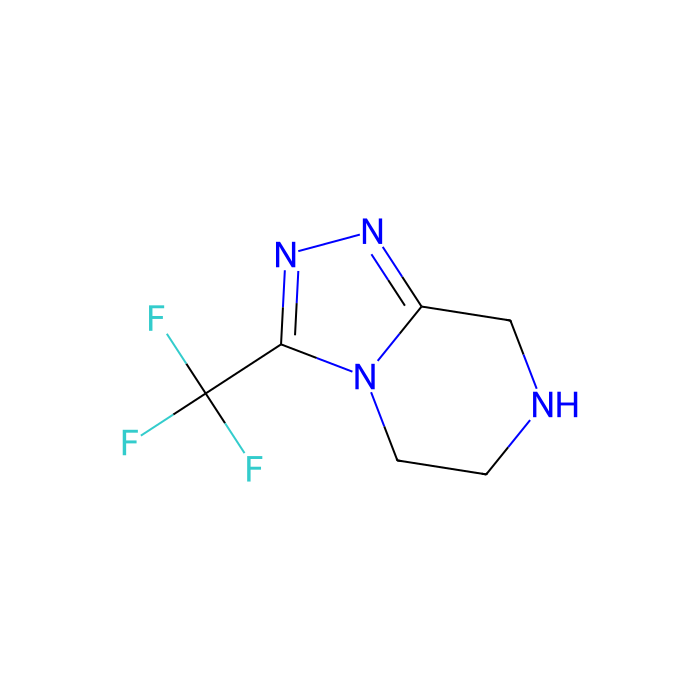 3-(trifluoromethyl)-5H,6H,7H,8H-[1,2,4]triazolo[4,3-a]pyrazine - ≥97% CAS No(486460-21-3) by Aladdin Scientific