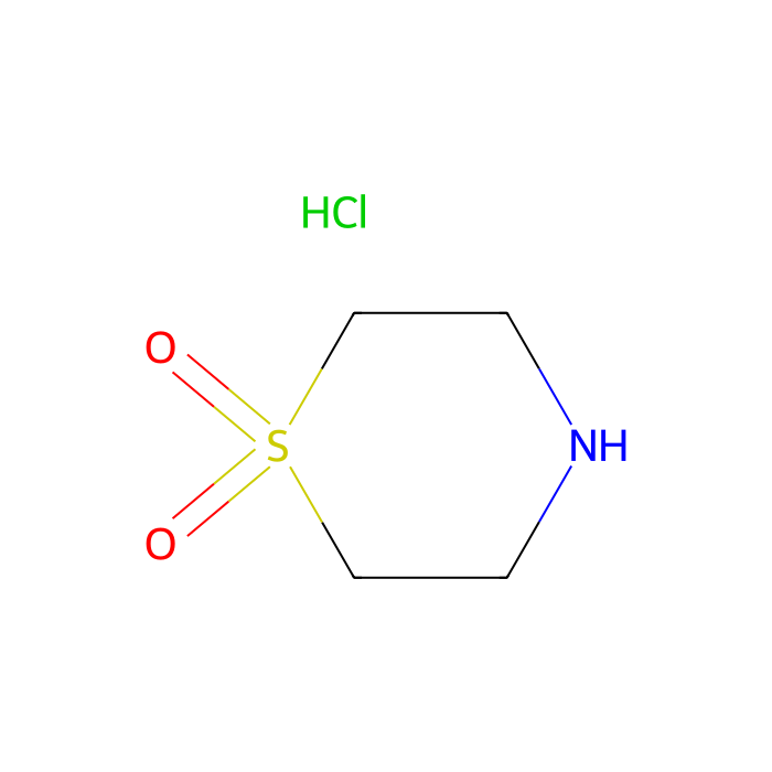 thiomorpholine 1,1-dioxide hydrochloride - ≥97% CAS No(59801-62-6) by Aladdin Scientific