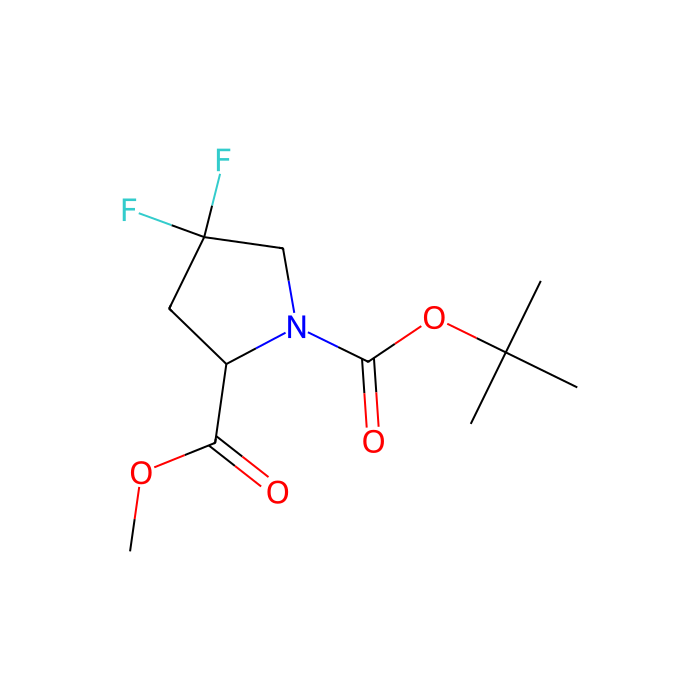 1-tert-butyl 2-methyl (2R)-4,4-difluoropyrrolidine-1,2-dicarboxylate - ≥97% CAS No(647857-74-7) by Aladdin Scientific