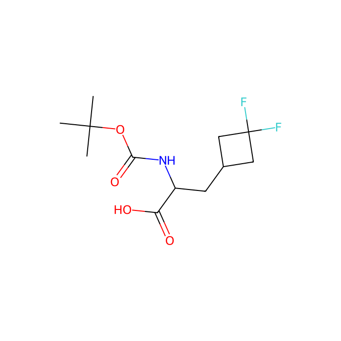 2‐{[(tert‐butoxy)carbonyl]amino}‐3‐(3,3‐difluorocyclobutyl)propanoic acid - ≥97% CAS No(681128-43-8) by Aladdin Scientific