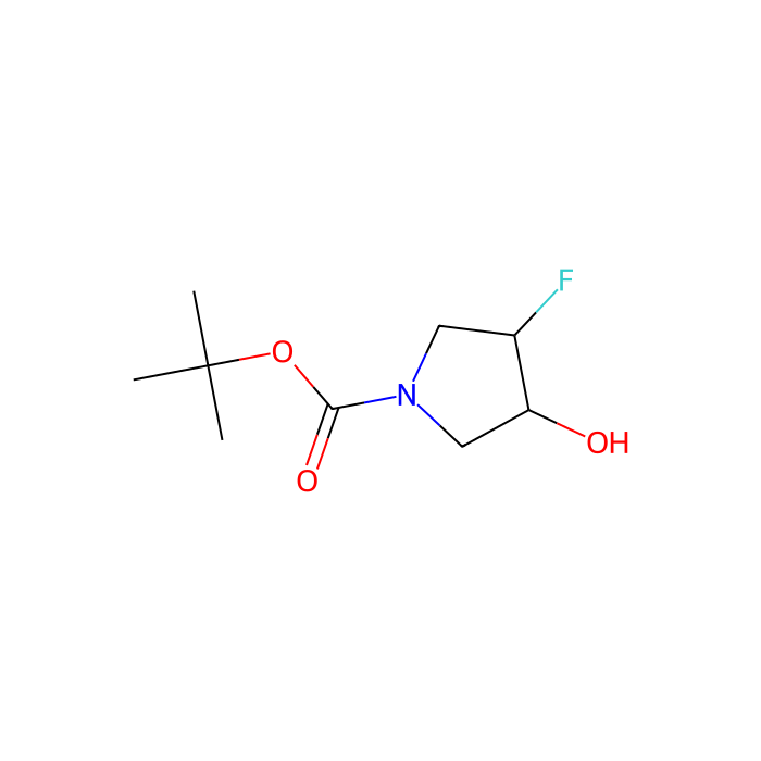 tert-butyl trans-3-fluoro-4-hydroxypyrrolidine-1-carboxylate - ≥97%  by Aladdin Scientific