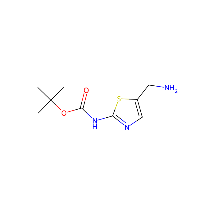 tert-butyl N-[5-(aminomethyl)-1,3-thiazol-2-yl]carbamate - ≥97%  by Aladdin Scientific