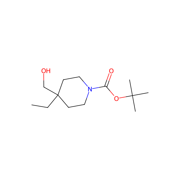 tert-butyl 4-ethyl-4-(hydroxymethyl)piperidine-1-carboxylate - ≥97%  by Aladdin Scientific