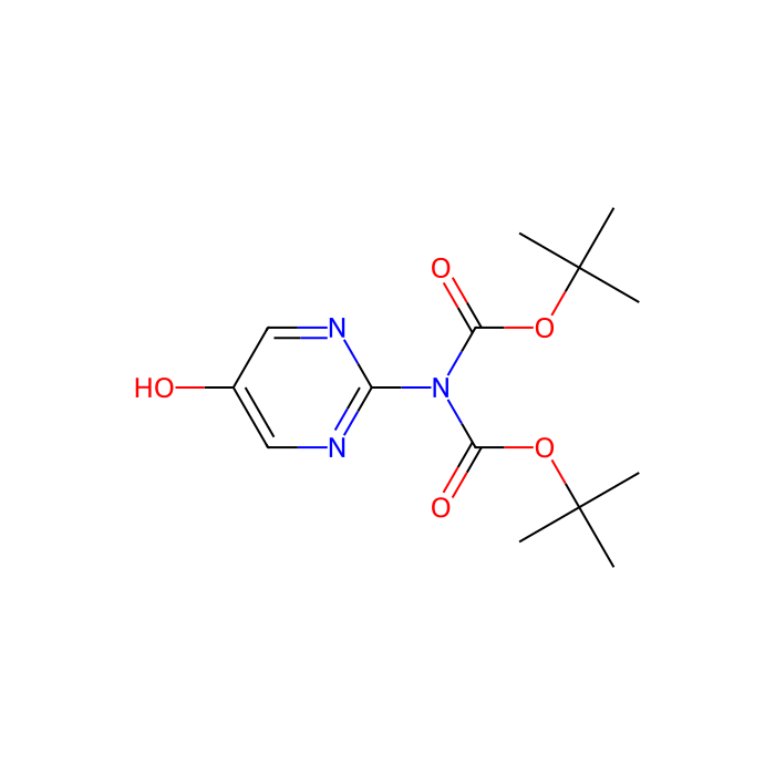 tert-butyl N-[(tert-butoxy)carbonyl]-N-(5-hydroxypyrimidin-2-yl)carbamate - ≥97%  by Aladdin Scientific