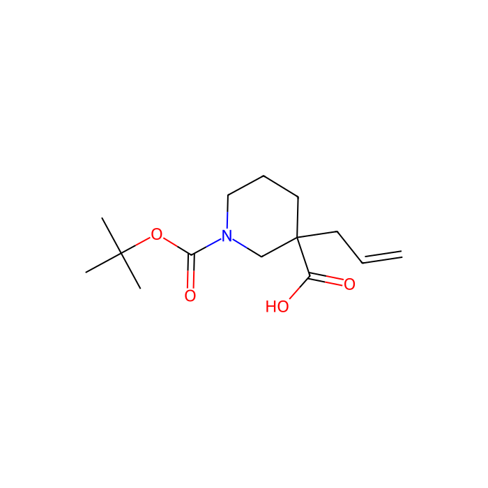 1-[(tert-butoxy)carbonyl]-3-(prop-2-en-1-yl)piperidine-3-carboxylic acid - ≥97% CAS No(959236-11-4) by Aladdin Scientific