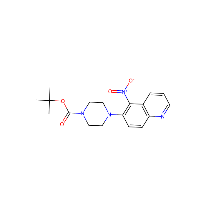 tert-Butyl 4-(5-nitroquinolin-6-yl)piperazine-1-carboxylate - ≥98%  by Aladdin Scientific