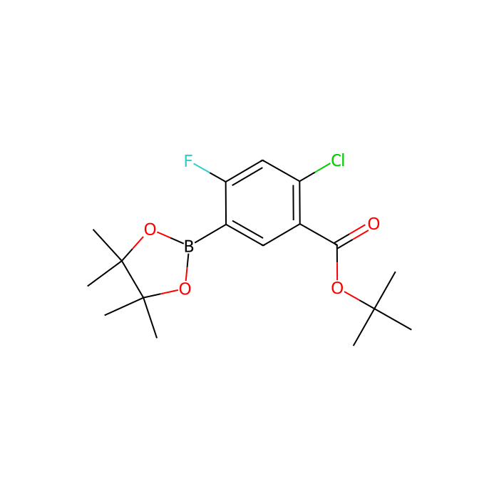 5-(t-Butoxycarbonyl)-4-chloro-2-fluorophenylboronic acid, pinacol ester - ≥96% CAS No(1218789-89-9) by Aladdin Scientific