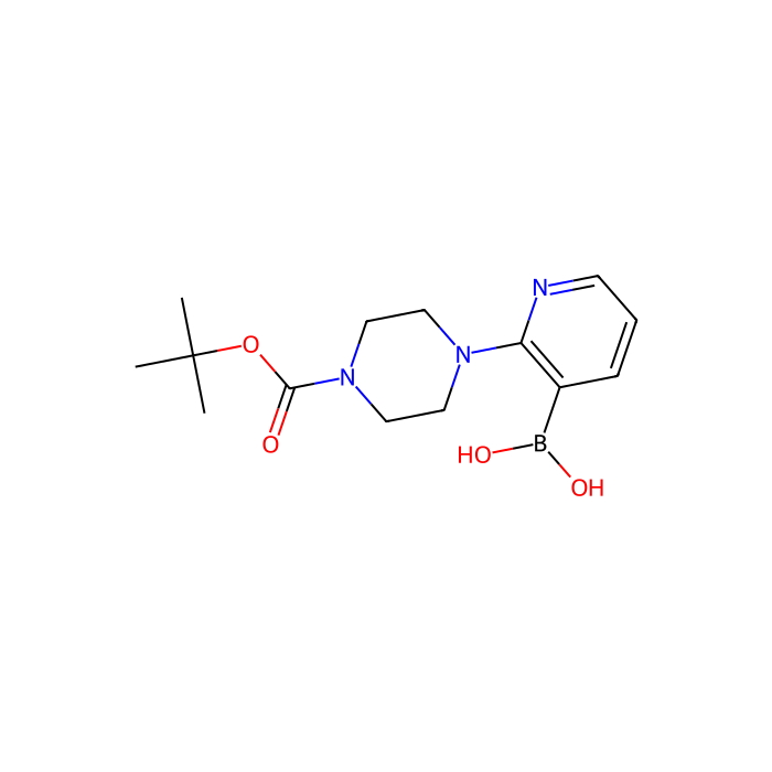 2-(4-(t-Butoxycarbonyl)piperazin-1-yl)pyridine-3-boronic acid - ≥97% CAS No(1218790-78-3) by Aladdin Scientific
