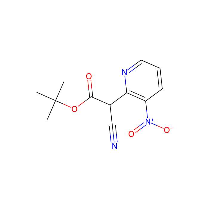 t-Butyl 2-cyano-2-(3-nitropyridin-2-yl)acetate - ≥95%  by Aladdin Scientific