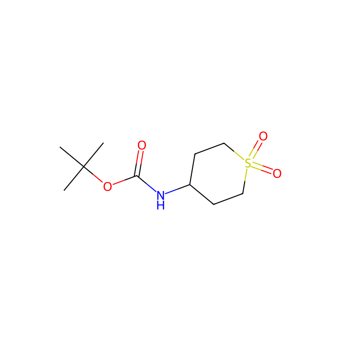 tert-Butyl n-(1,1-dioxothian-4-yl)carbamate - ≥98%  by Aladdin Scientific