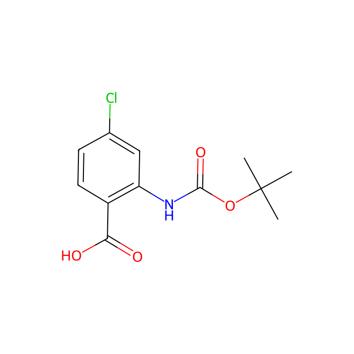 2-((tert-Butoxycarbonyl)amino)-4-chlorobenzoic acid - ≥97% CAS No(136290-47-6) by Aladdin Scientific