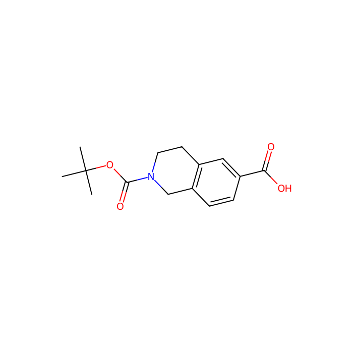 2-(tert-Butoxycarbonyl)-1,2,3,4-tetrahydroisoquinoline-6-carboxylic acid - ≥97% CAS No(170097-67-3) by Aladdin Scientific