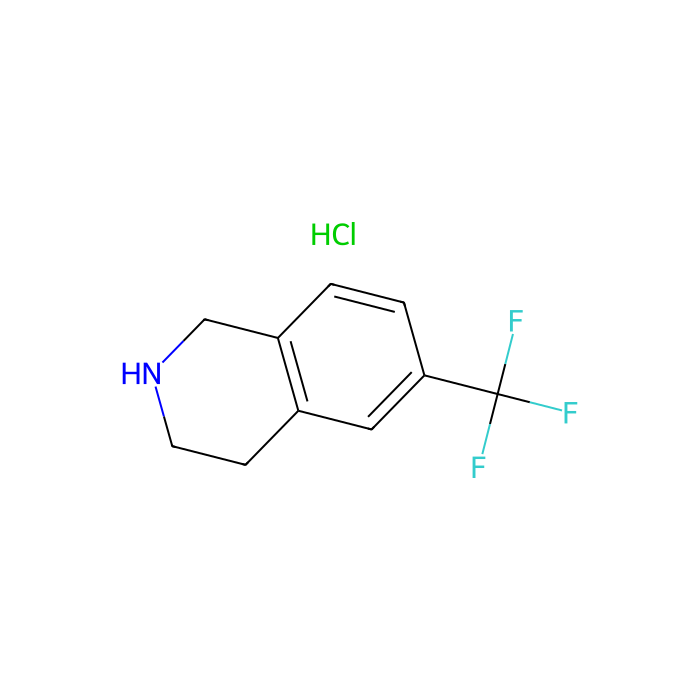 6-(Trifluoromethyl)-1,2,3,4-tetrahydroisoquinoline hydrochloride - ≥95% CAS No(215798-14-4) by Aladdin Scientific