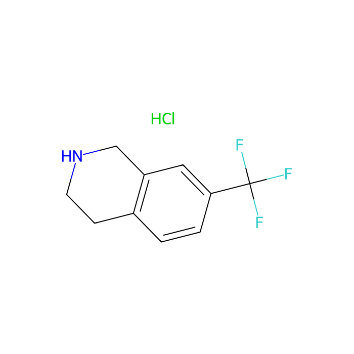 7-(Trifluoromethyl)-1,2,3,4-tetrahydroisoquinoline hydrochloride - ≥97% CAS No(220247-87-0) by Aladdin Scientific