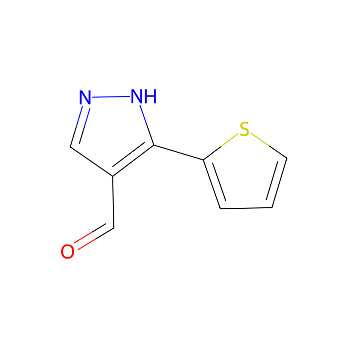 3-(Thiophen-2-yl)-1H-pyrazole-4-carbaldehyde - ≥98% CAS No(26033-27-2) by Aladdin Scientific