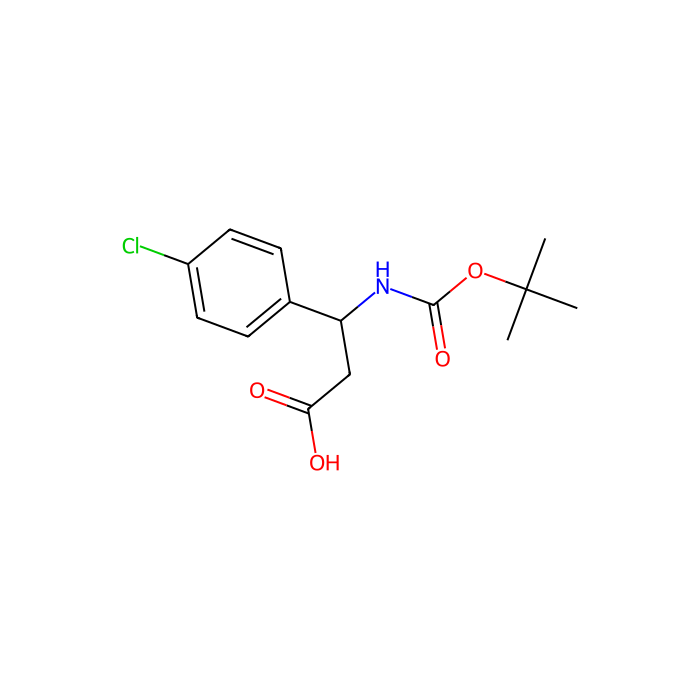 3-(Boc-amino)-3-(4-chlorophenyl)propionic acid - ≥97% CAS No(284493-65-8) by Aladdin Scientific